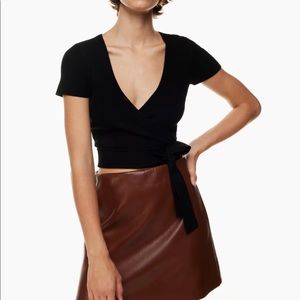 Aritzia Wilfred All Tied Up Sweater